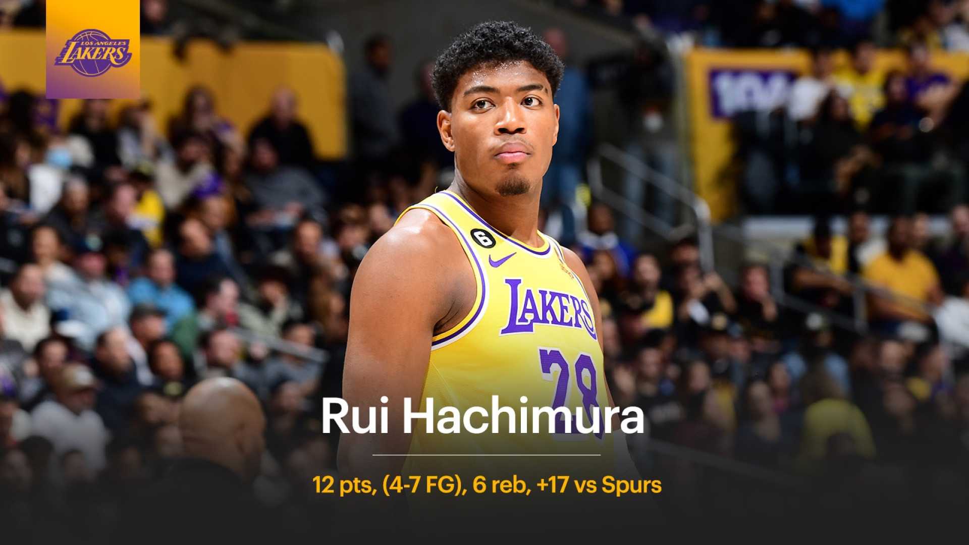 Rui Hachimura Los Angeles Lakers Game Highlights