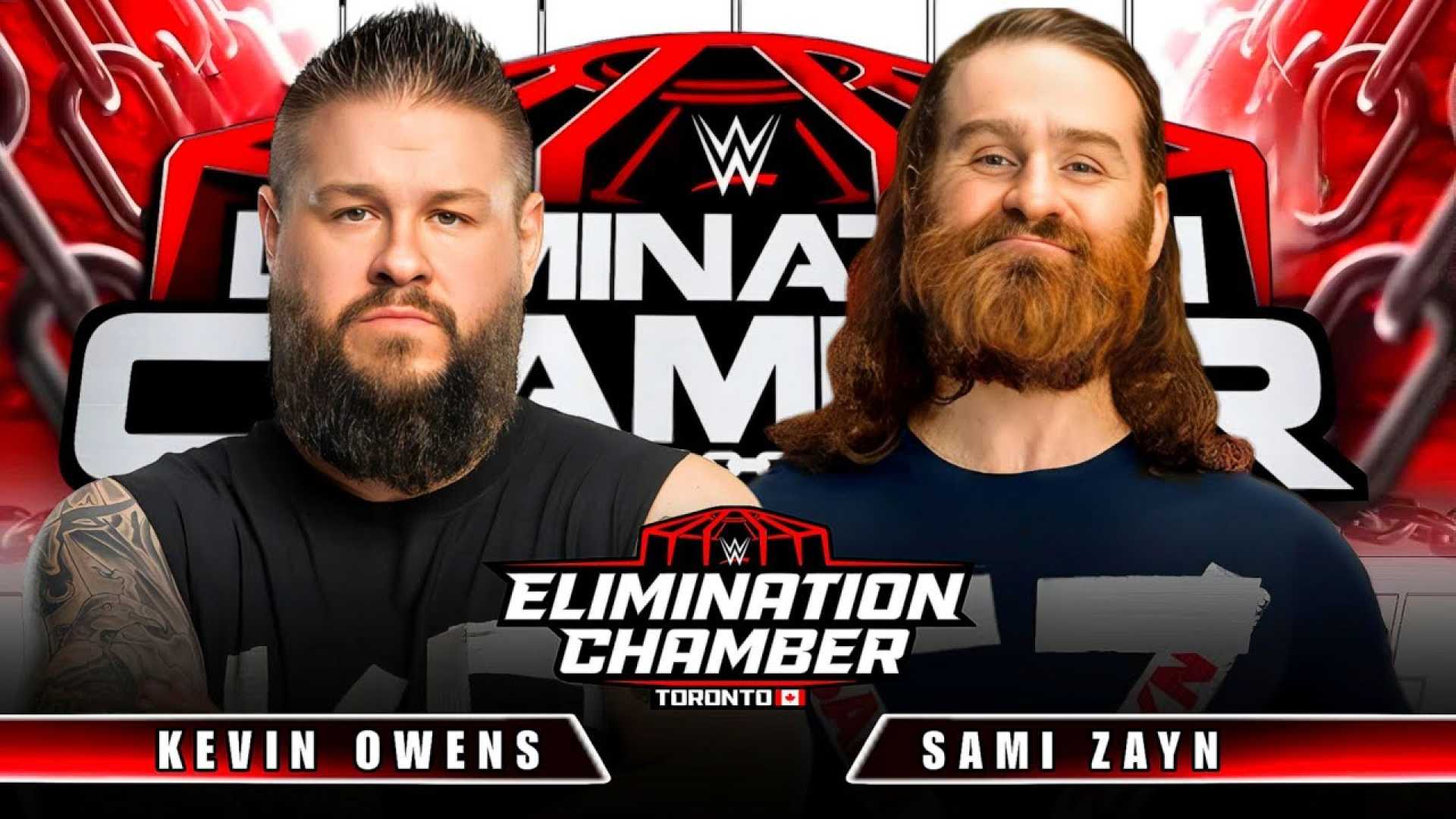 Sami Zayn Kevin Owens Wwe Elimination Chamber 2025