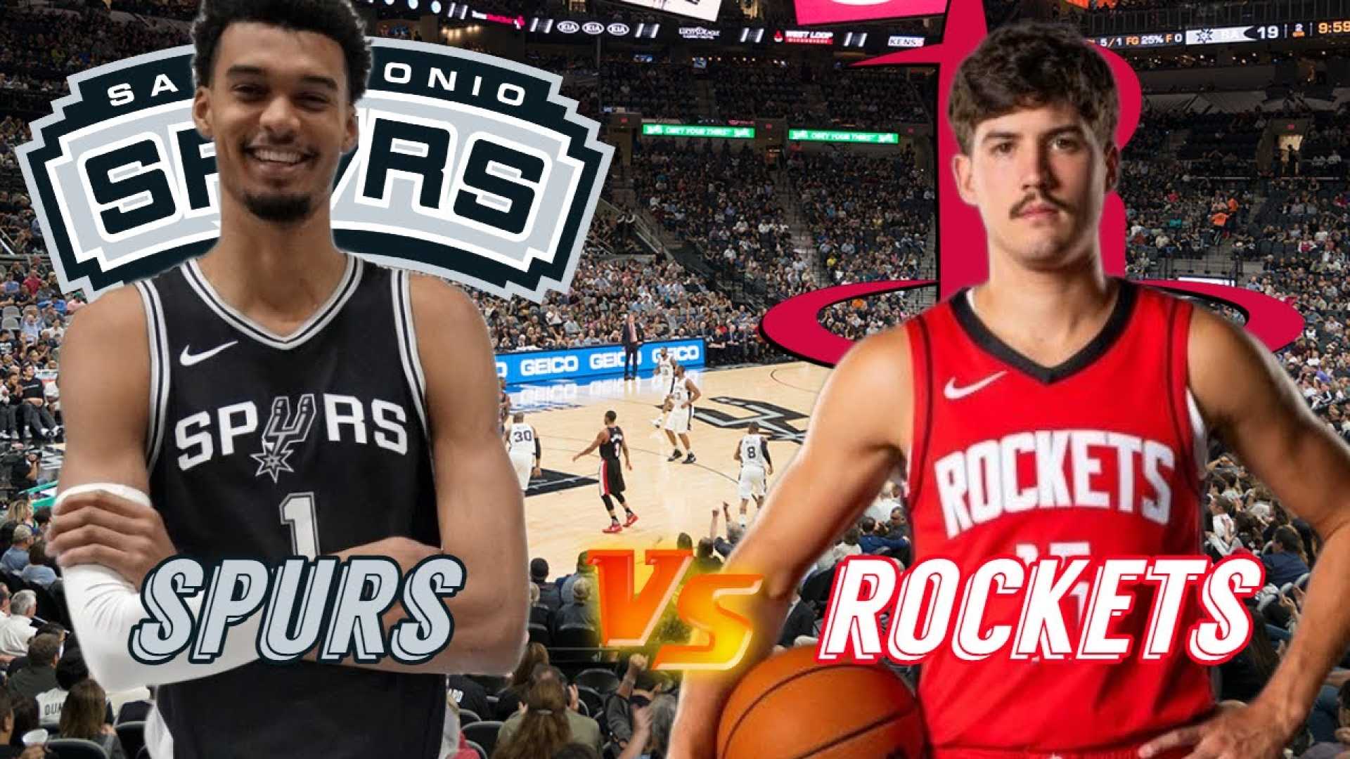 San Antonio Spurs Vs Houston Rockets Basketball Game