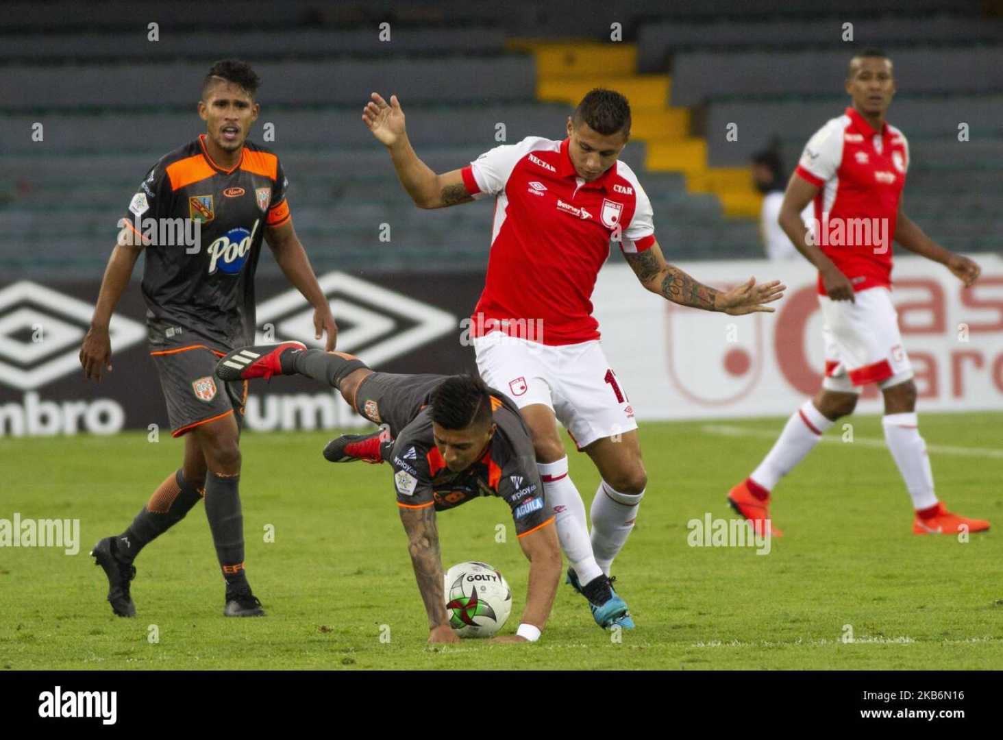 Santa Fe Vs Envigado Soccer Match Action