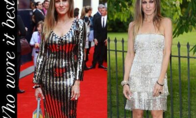 Sarah Jessica Parker Red Carpet Glittering Dress