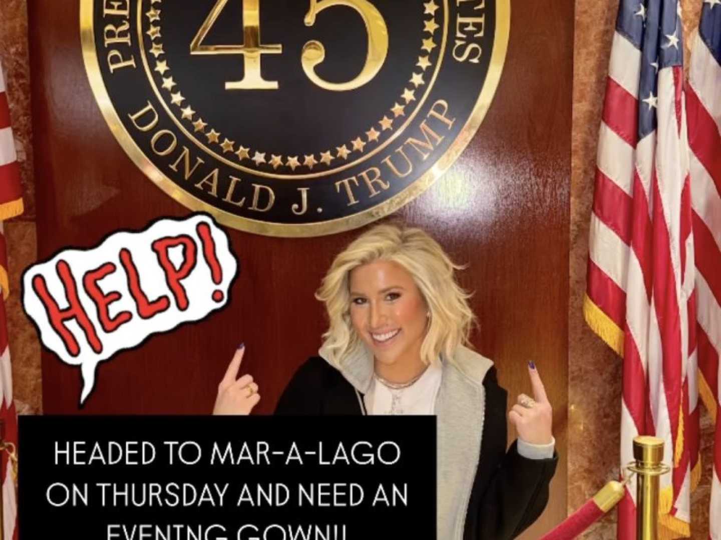 Savannah Chrisley Trump Pardon Request