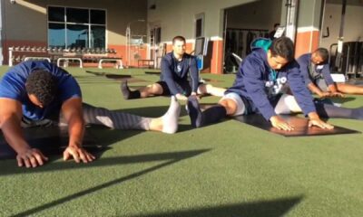 Seattle Mariners Yoga Training