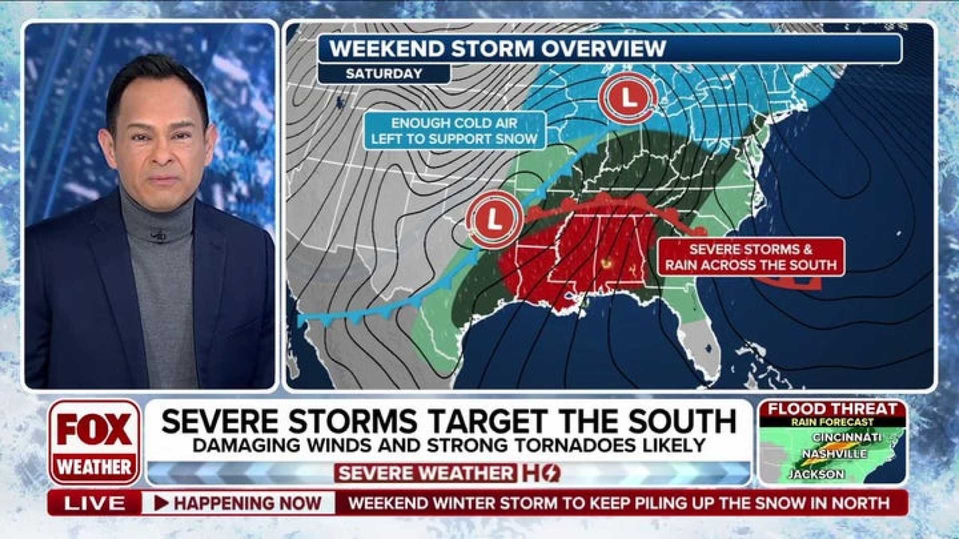 Severe Weather Storms Flooding Snow Forecast