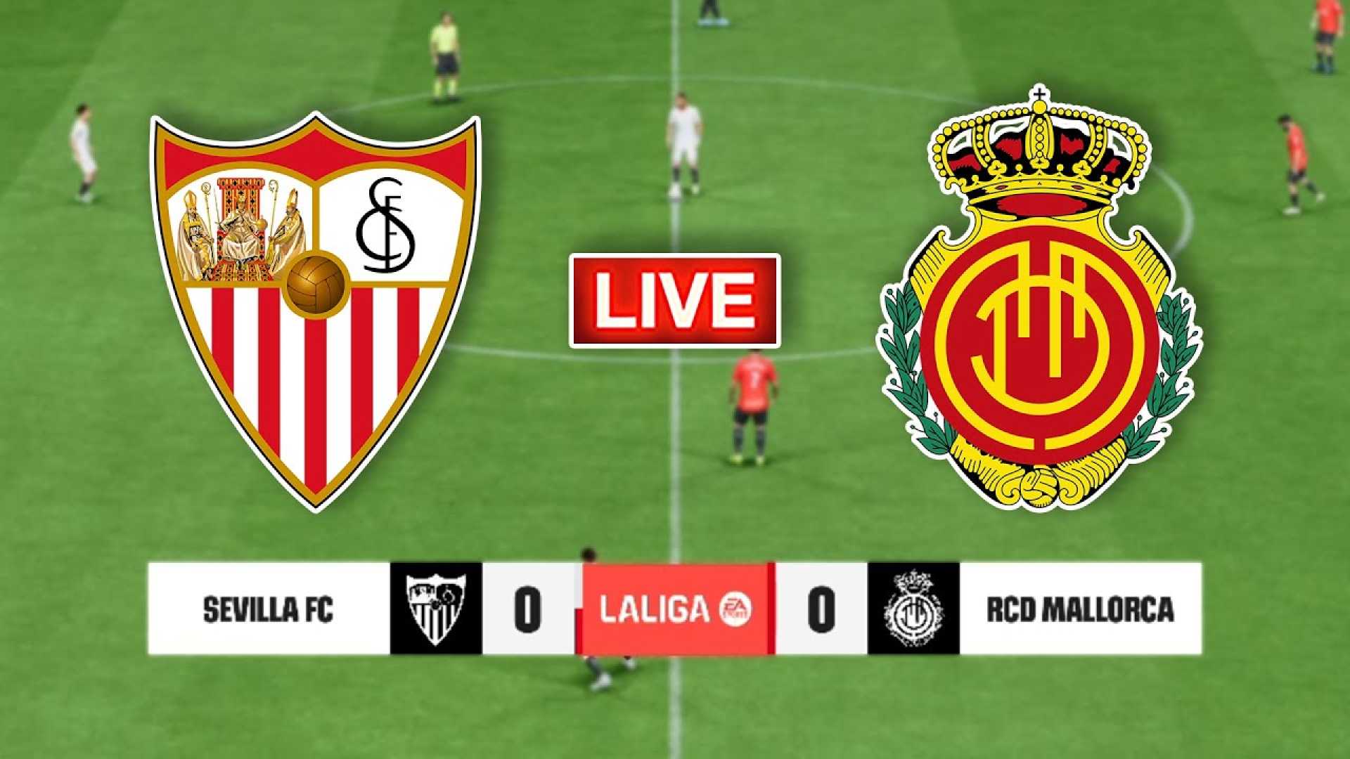 Sevilla Fc Vs Rcd Mallorca Football Match