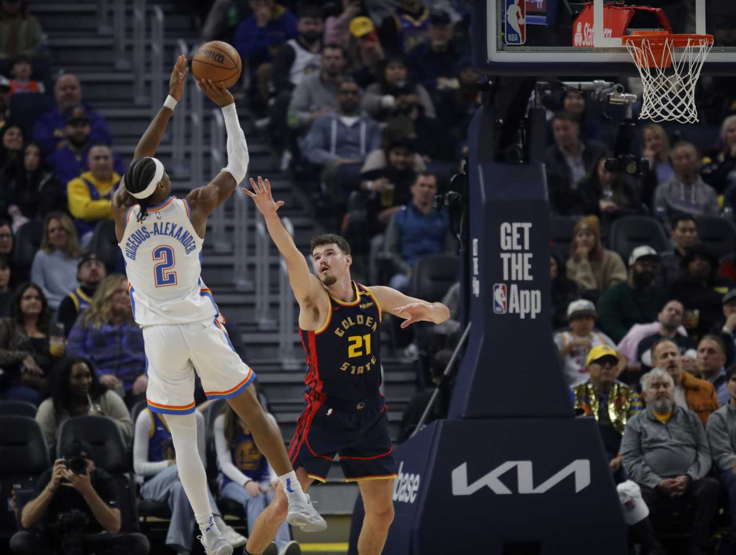 Shai Gilgeous Alexander Nba Game Chase Center