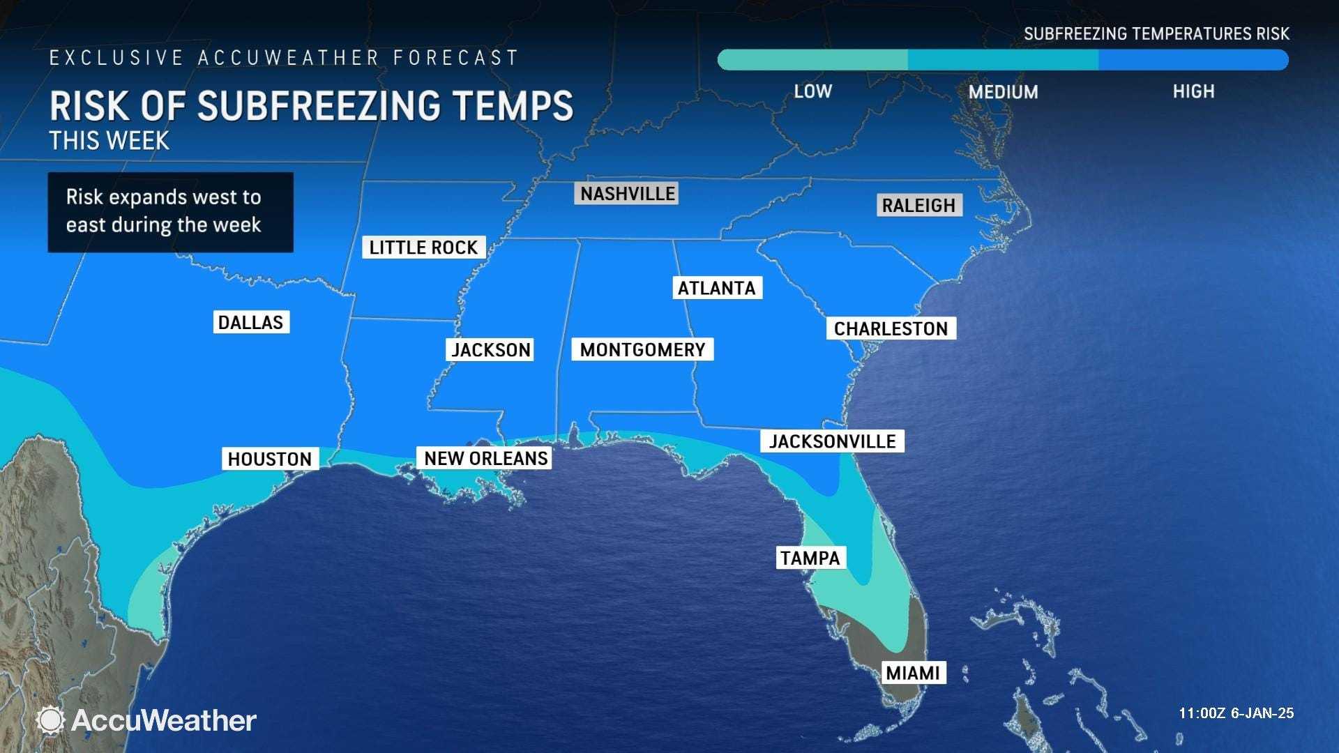 South Florida Cold Front Weather Forecast