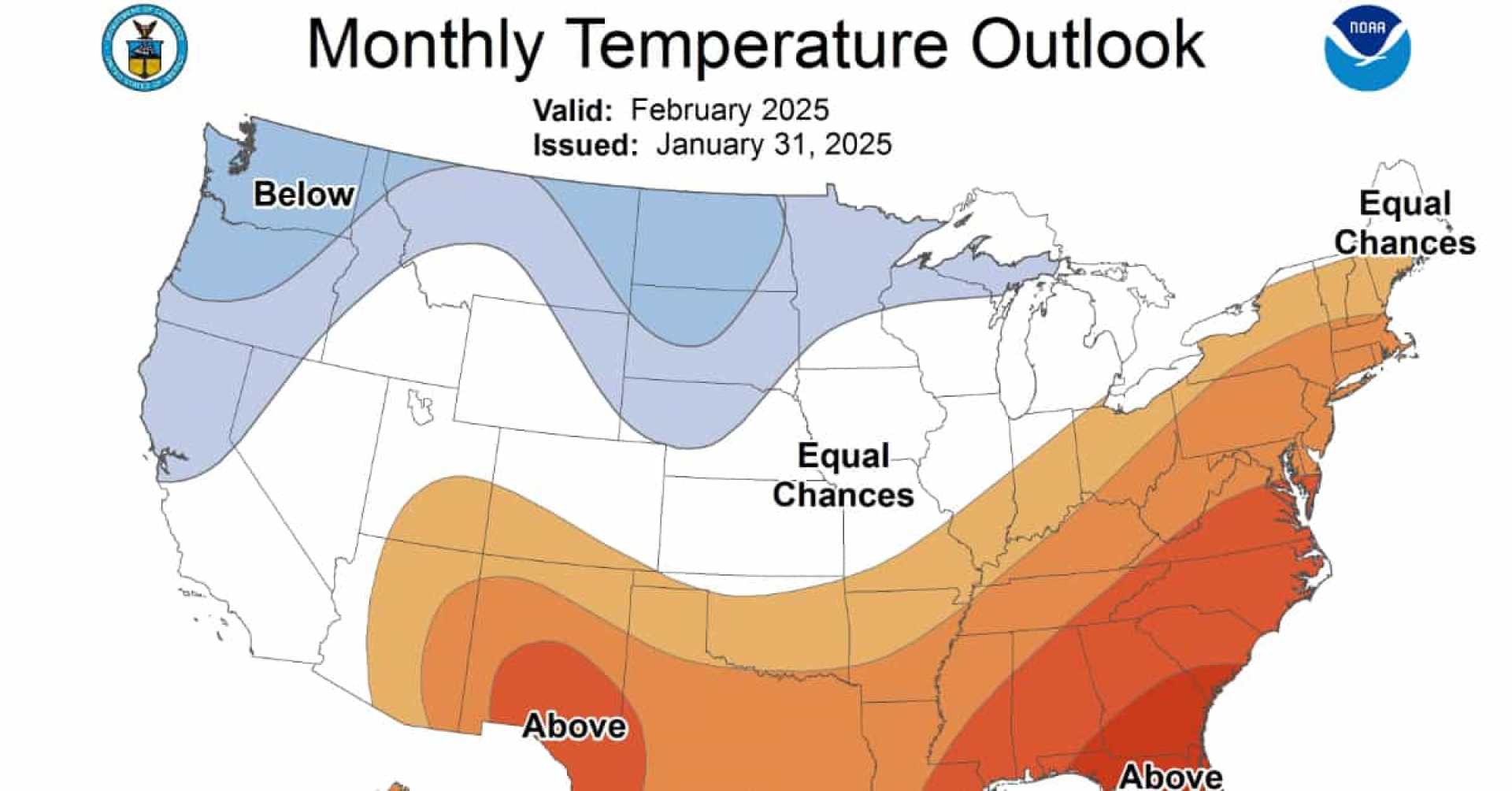 Southeast Rainfall Forecast February 2025