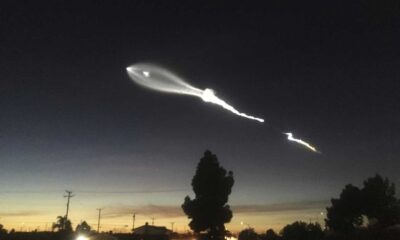 Spacex Falcon 9 Launch Night Sky California