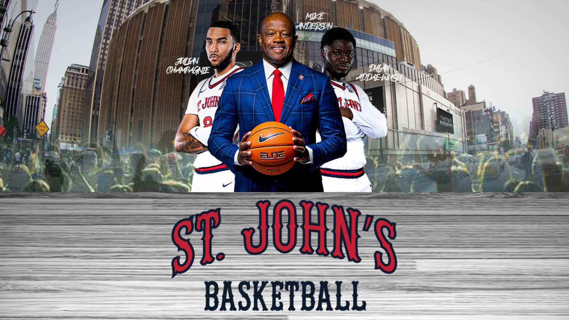 St. John's Basketball Game At Madison Square Garden