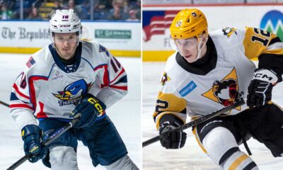 St. Louis Blues Penguins Trade Corey Andonovski Mathias Laferriere