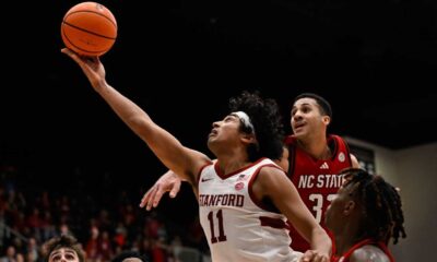 Stanford Basketball Player Raynaud Action Shot