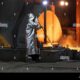 Steelworker At Blast Furnace Thyssenkrupp Steel