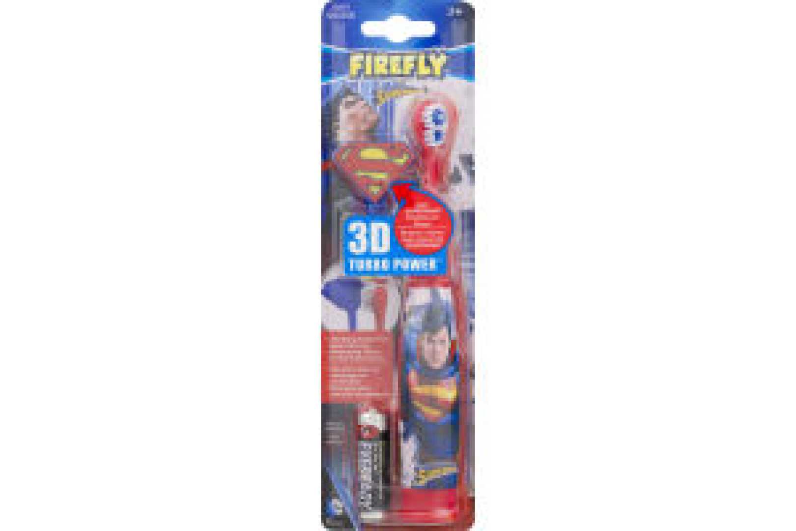 Superman Battery Powered Electric Toothbrush