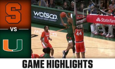 Syracuse Vs Miami Basketball Game Highlights