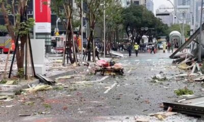 Taichung City Department Store Explosion Aftermath