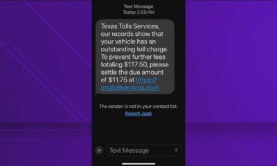 Texas Toll Road Scam Text Message Alert