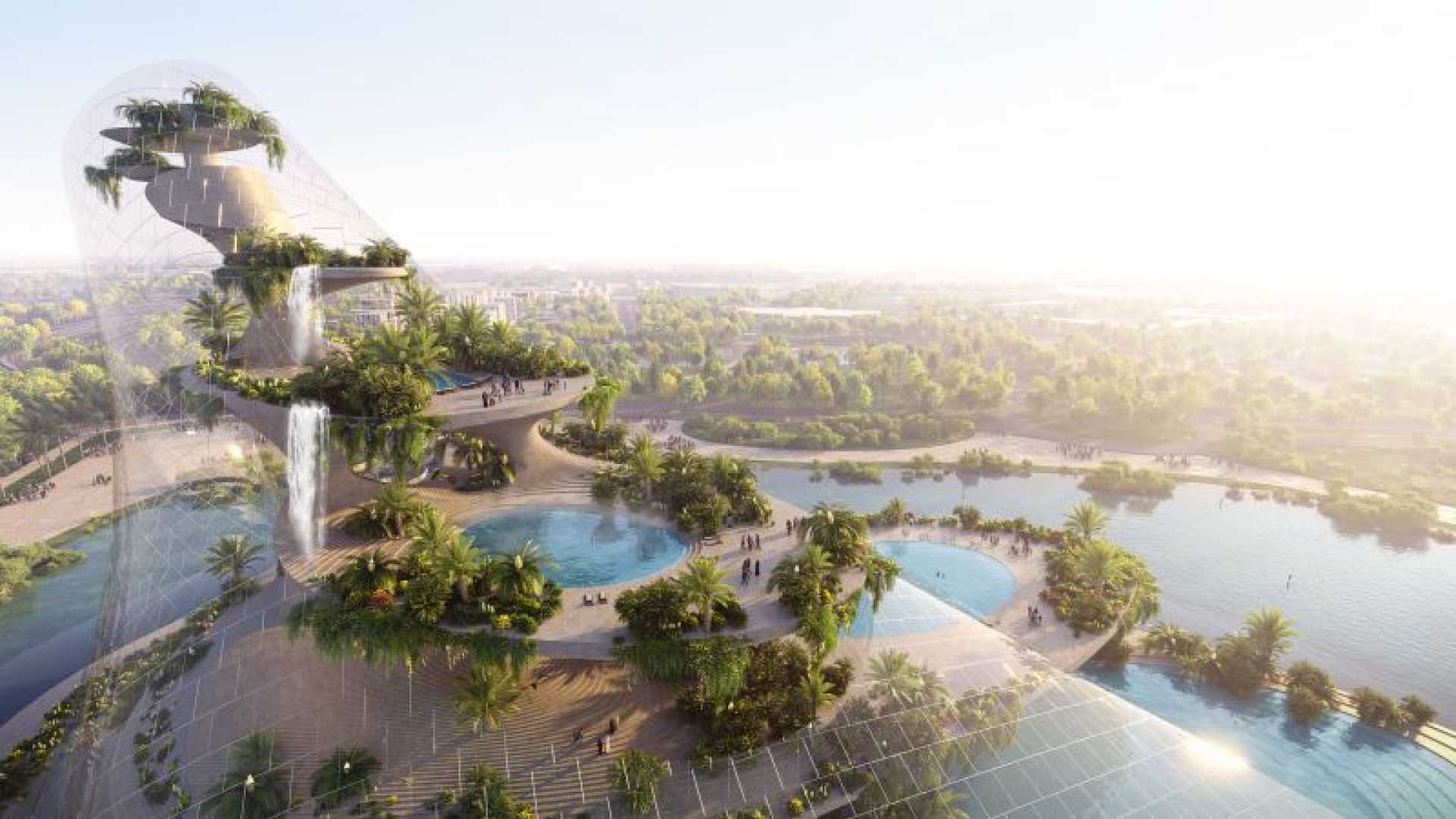 Therme Dubai Islands In The Sky Rendering