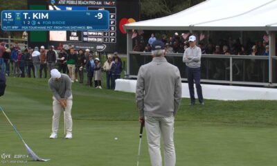 Tom Kim Putting At Pebble Beach Golf Links