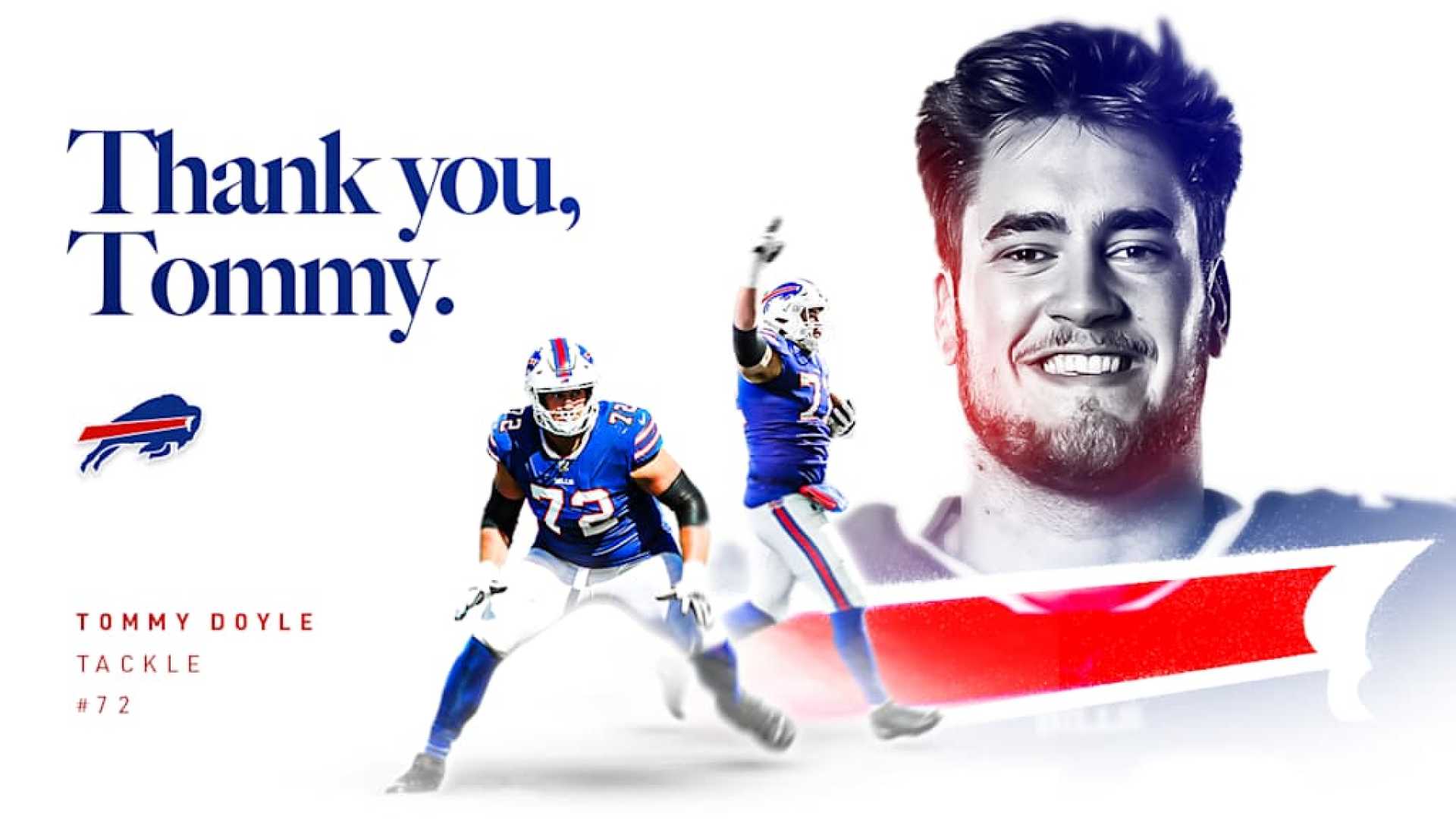 Tommy Doyle Buffalo Bills Retirement Announcement