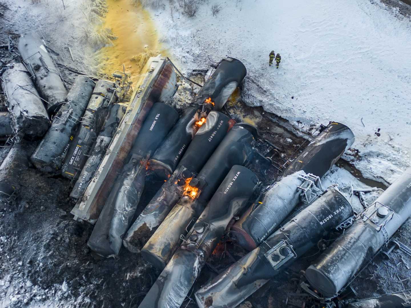 Train Derailment Ethanol Corn Syrup