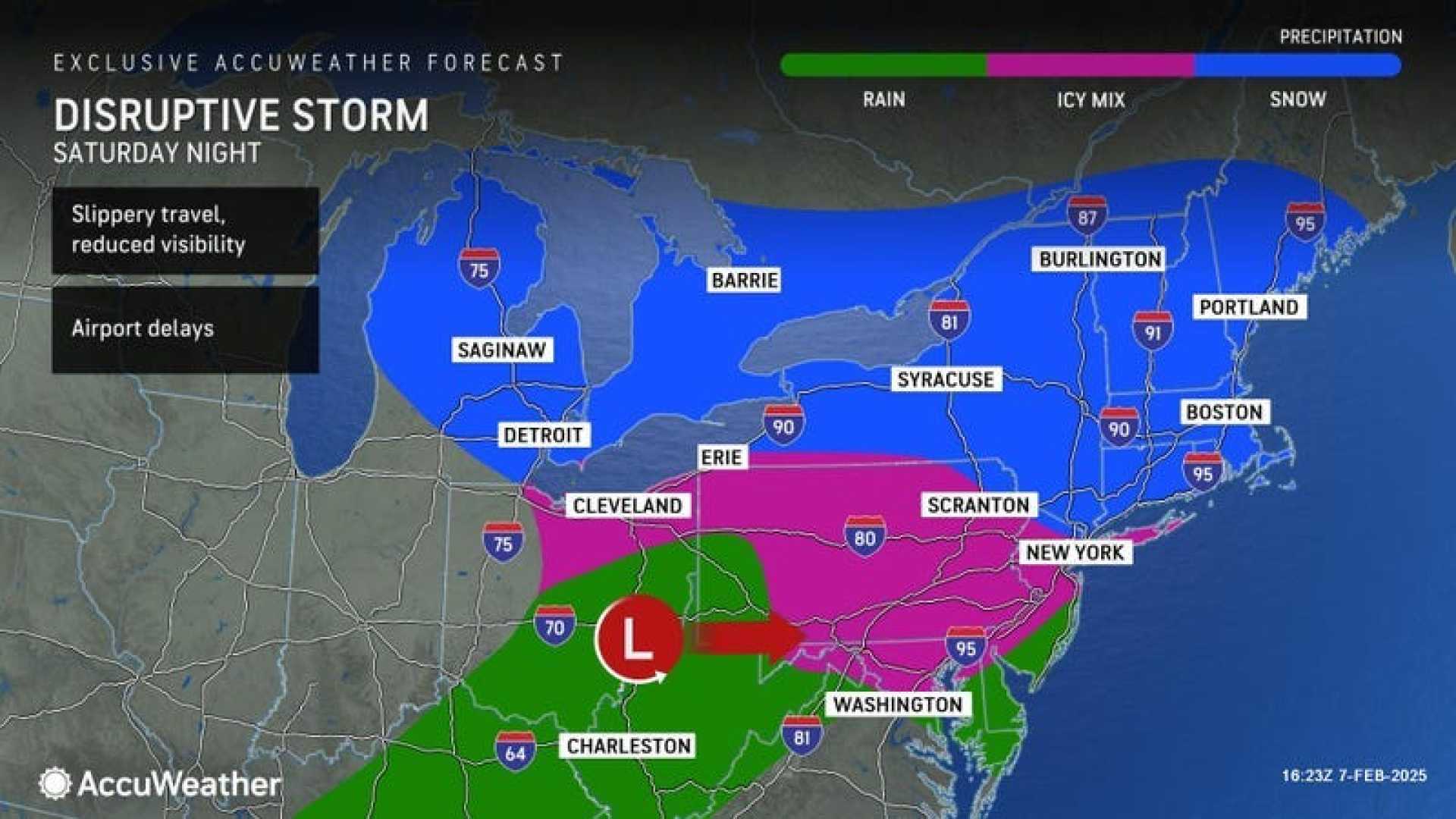 Tri State Winter Storm Forecast Snow Sleet