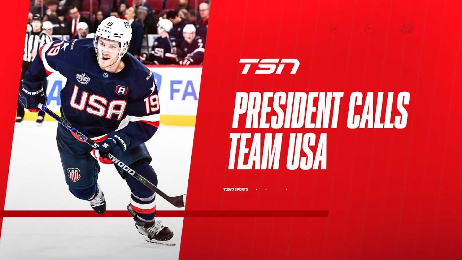 Trump Calls Team Usa Hockey