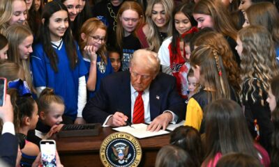 Trump Signing Executive Order On Transgender Sports