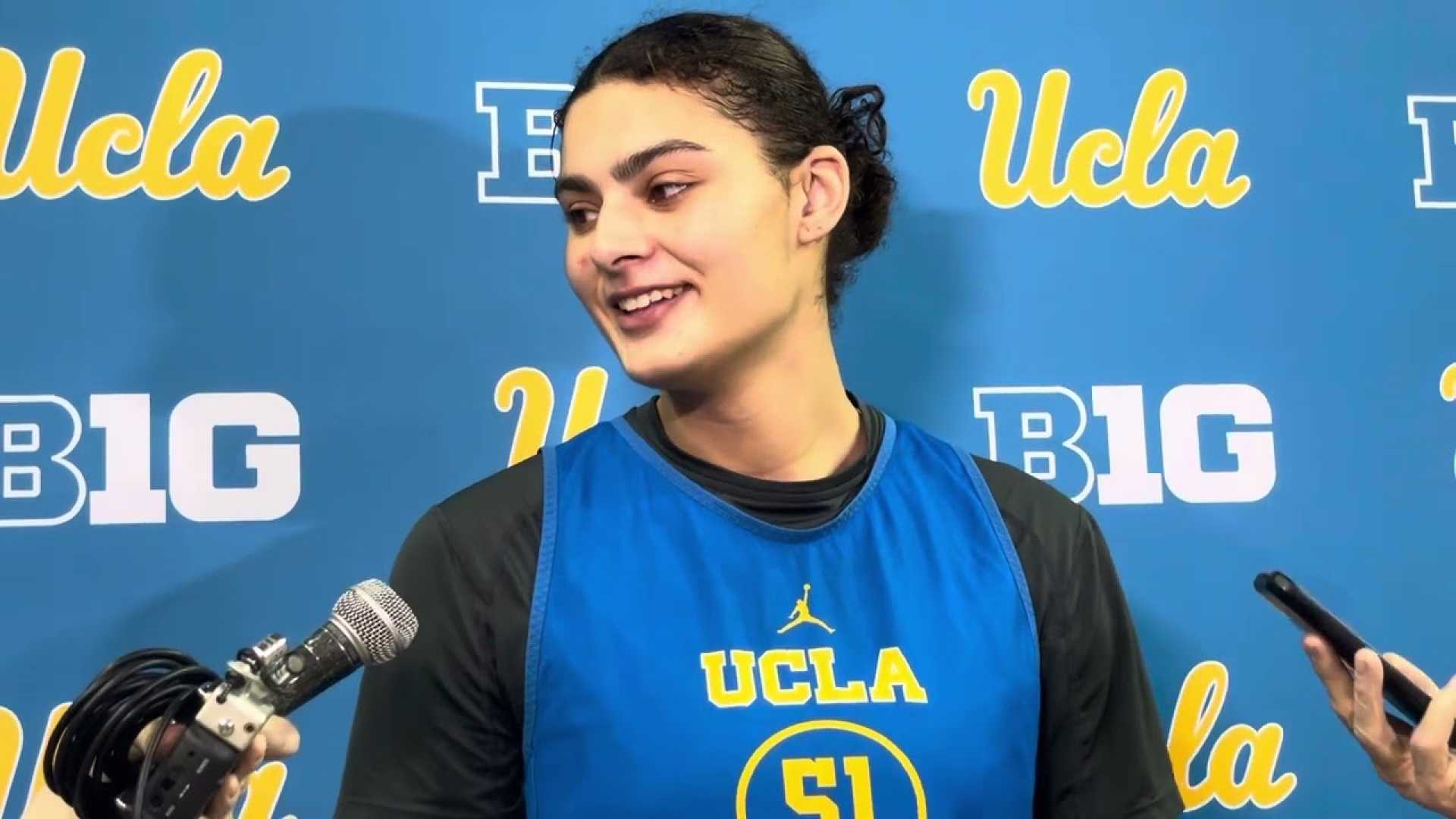 Ucla Women Basketball Practice Lauren Betts