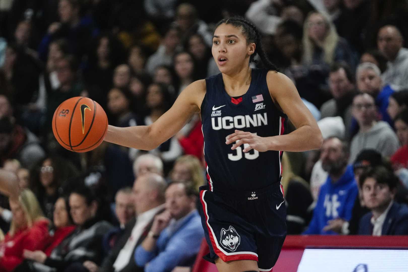 Uconn Women's Basketball Game Action