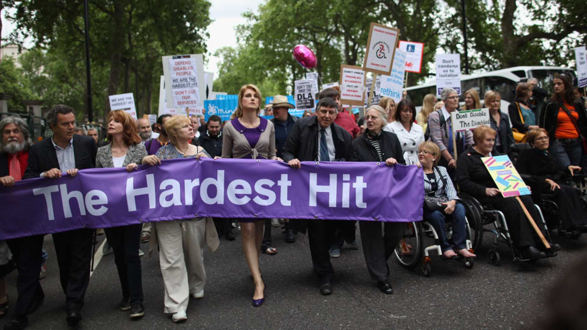 Uk Disability Benefits Protest Rally