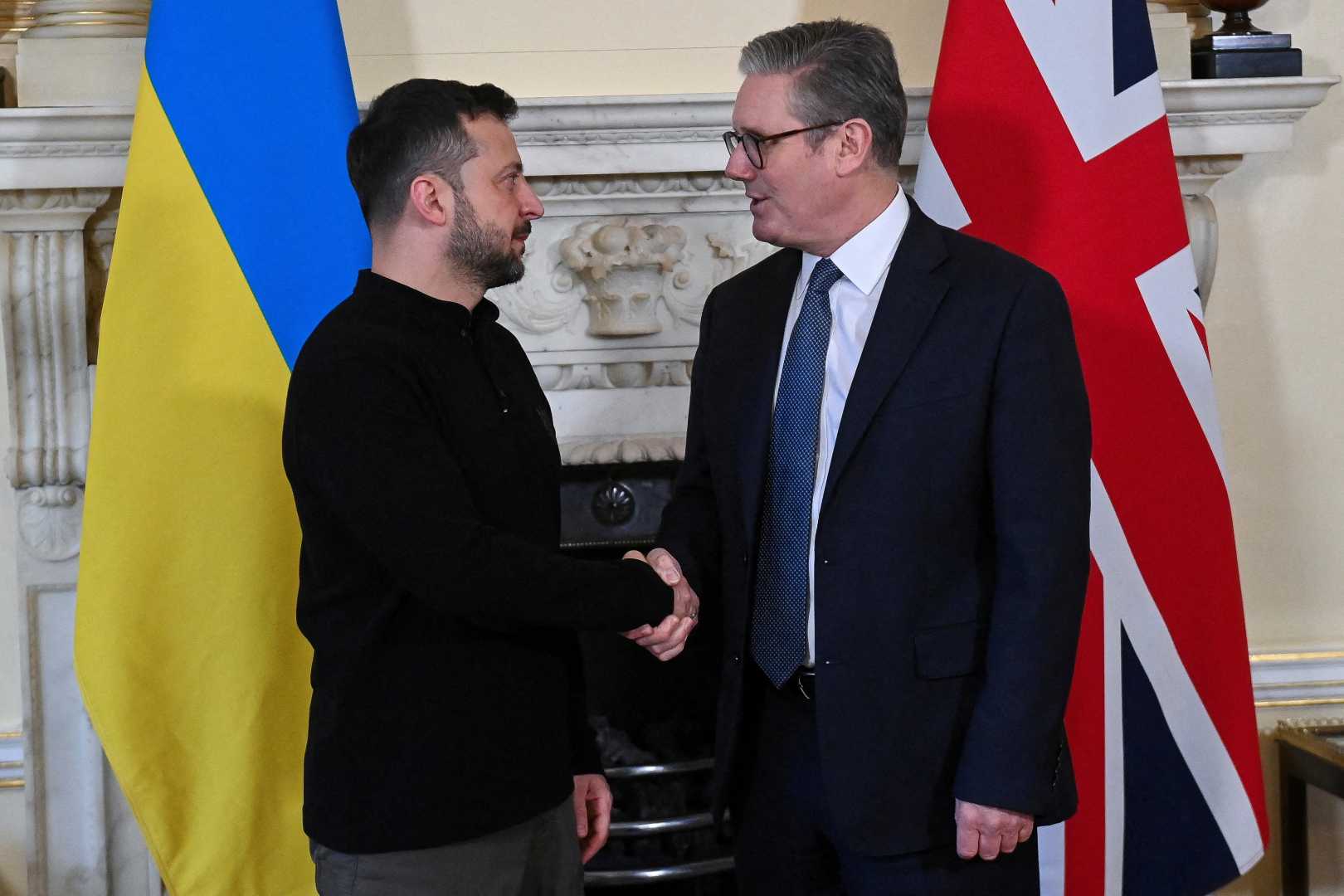 Uk Prime Minister Keir Starmer And Ukraine President Zelensky Meeting