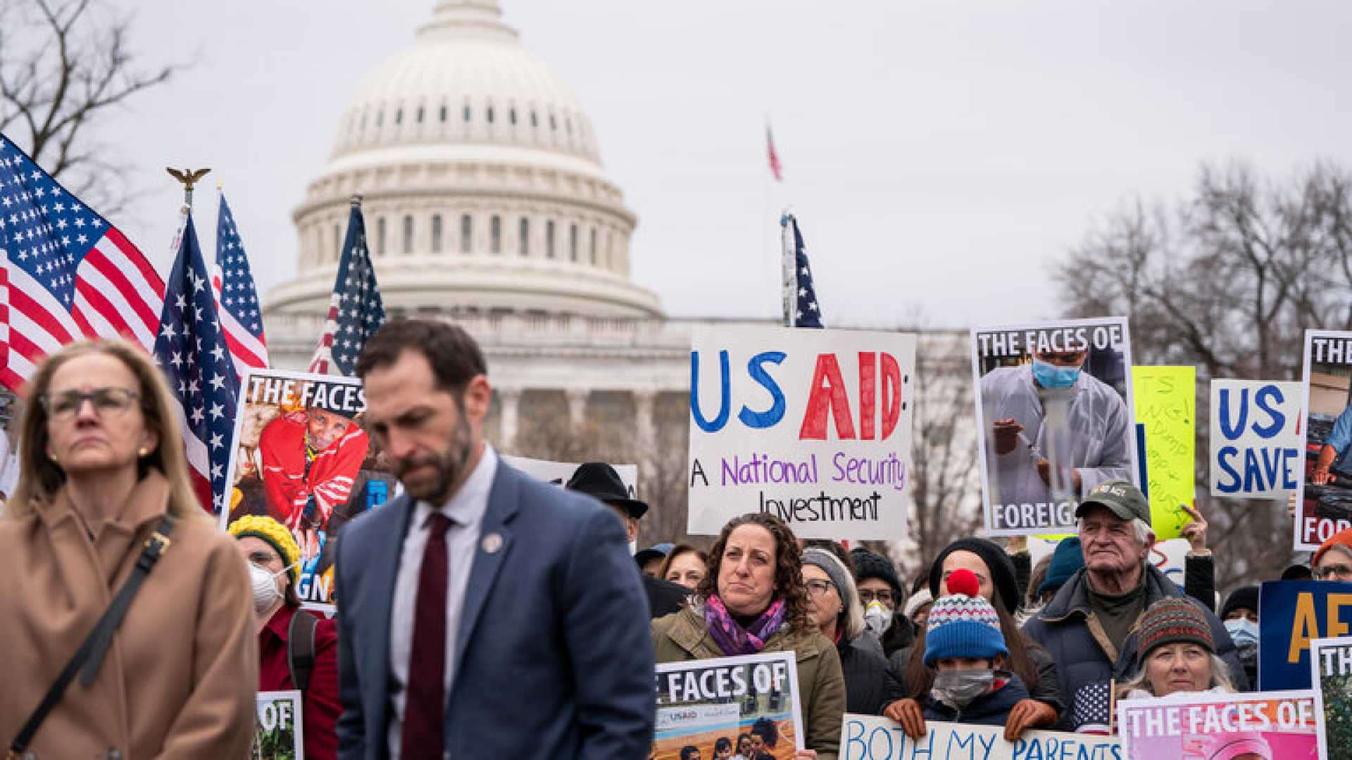 Us Capitol Rally For Federal Workers February 2025