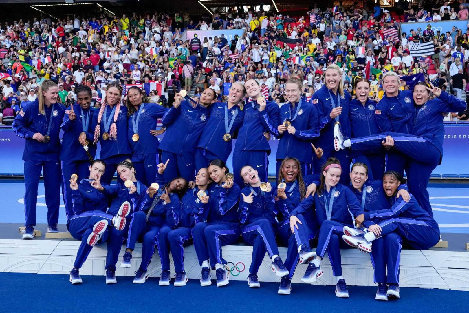 Us Women National Team Celebration Win