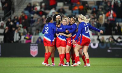 Us Women's Soccer Team Celebration Goal