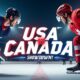 Usa Canada Hockey Rivalry Face Off