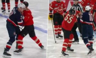 Usa Vs Canada Hockey Game Chaos