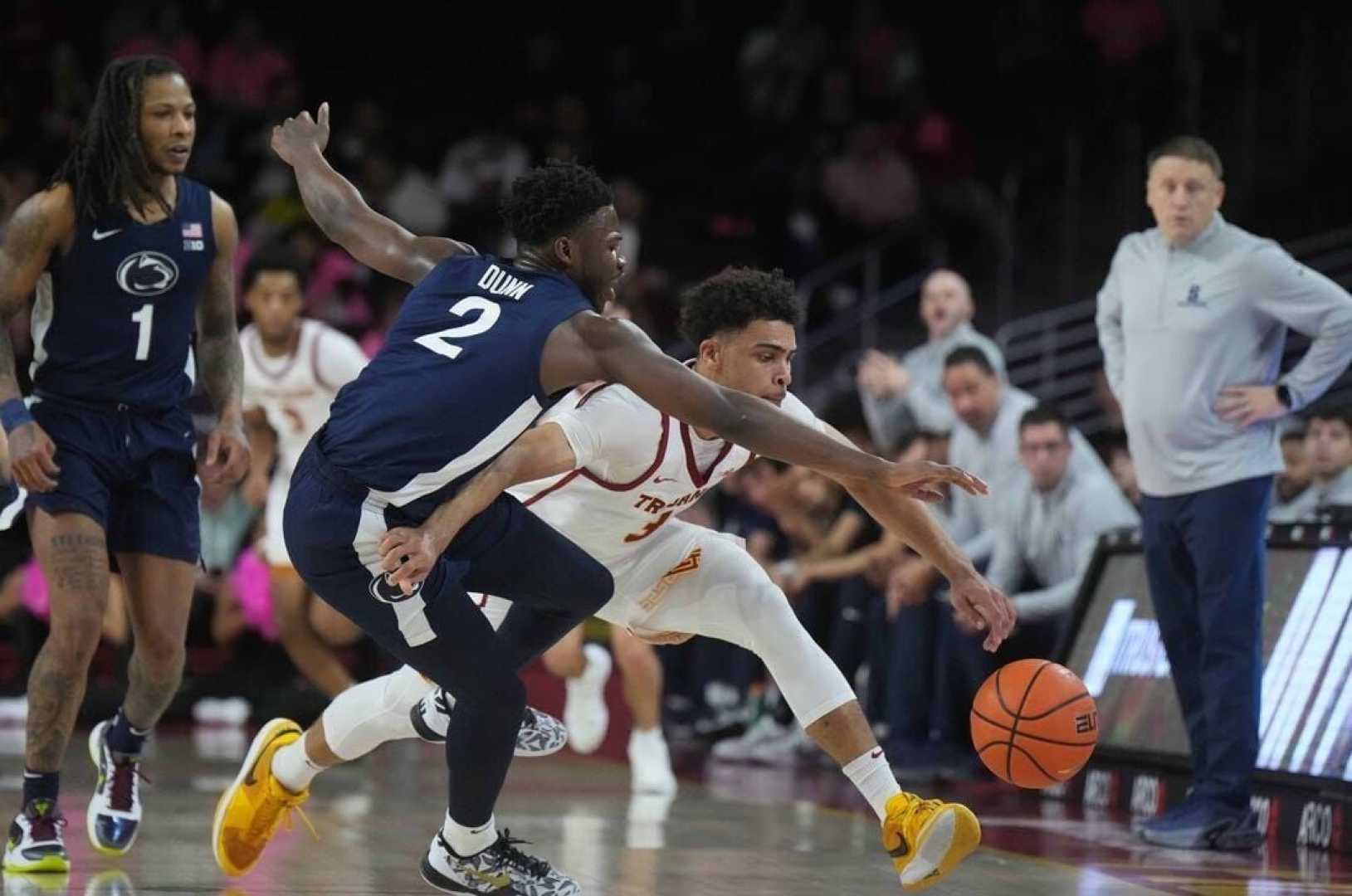 Usc Basketball Victory Over Penn State