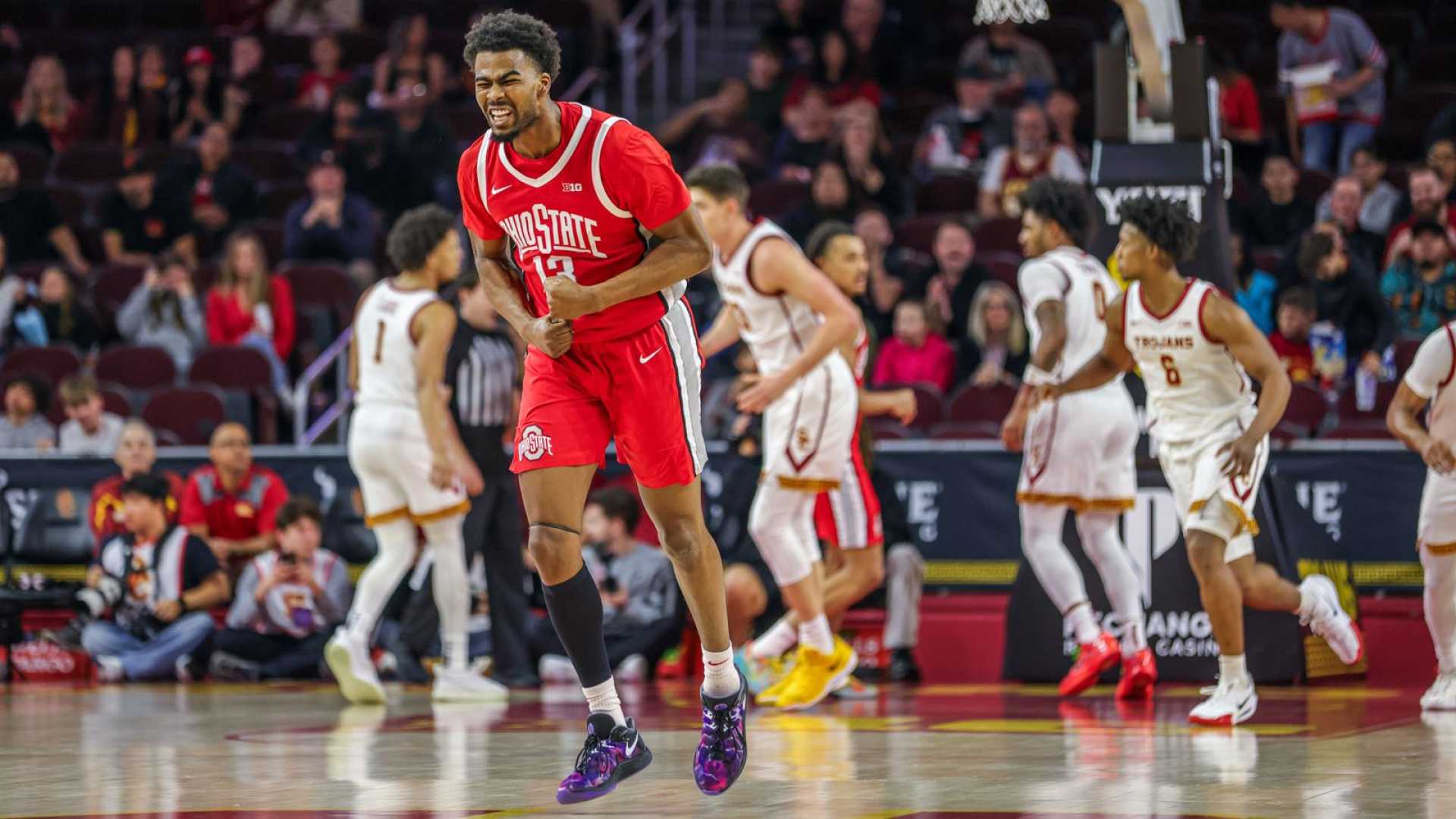 Usc Trojans Basketball Team Vs Ohio State