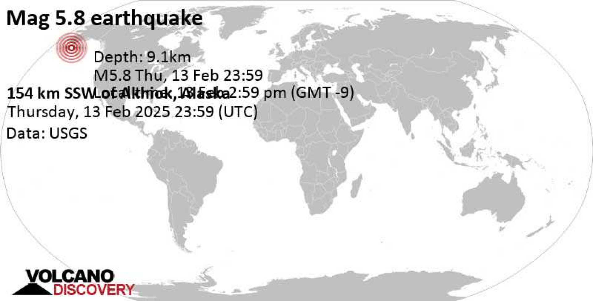 Usgs Earthquake Report February 2025