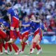 Uswnt Players Celebrating During A Match