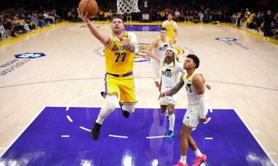 Utah Jazz Vs Los Angeles Lakers Game Action