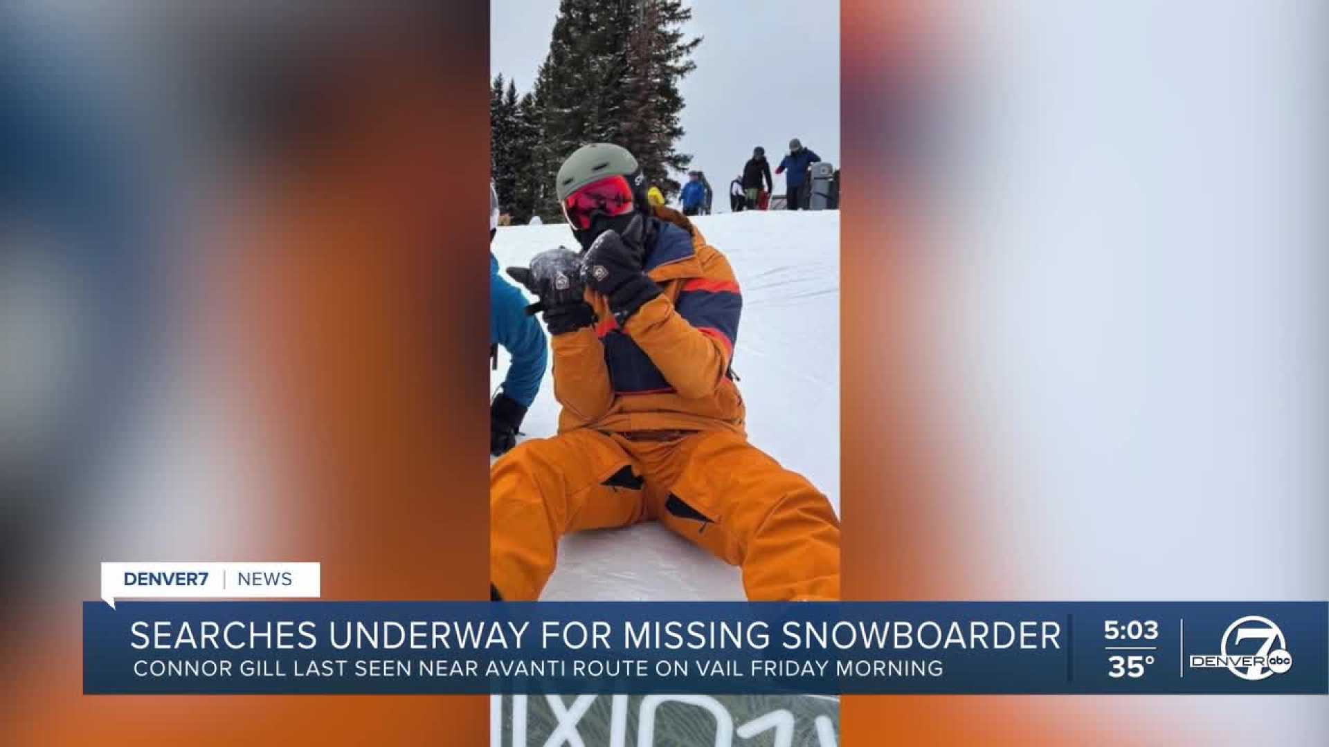 Vail Colorado Snowboarding Missing Person Search