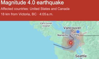 Vancouver Victoria Earthquake News