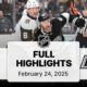 Vegas Golden Knights Nhl Game Highlights February 2025