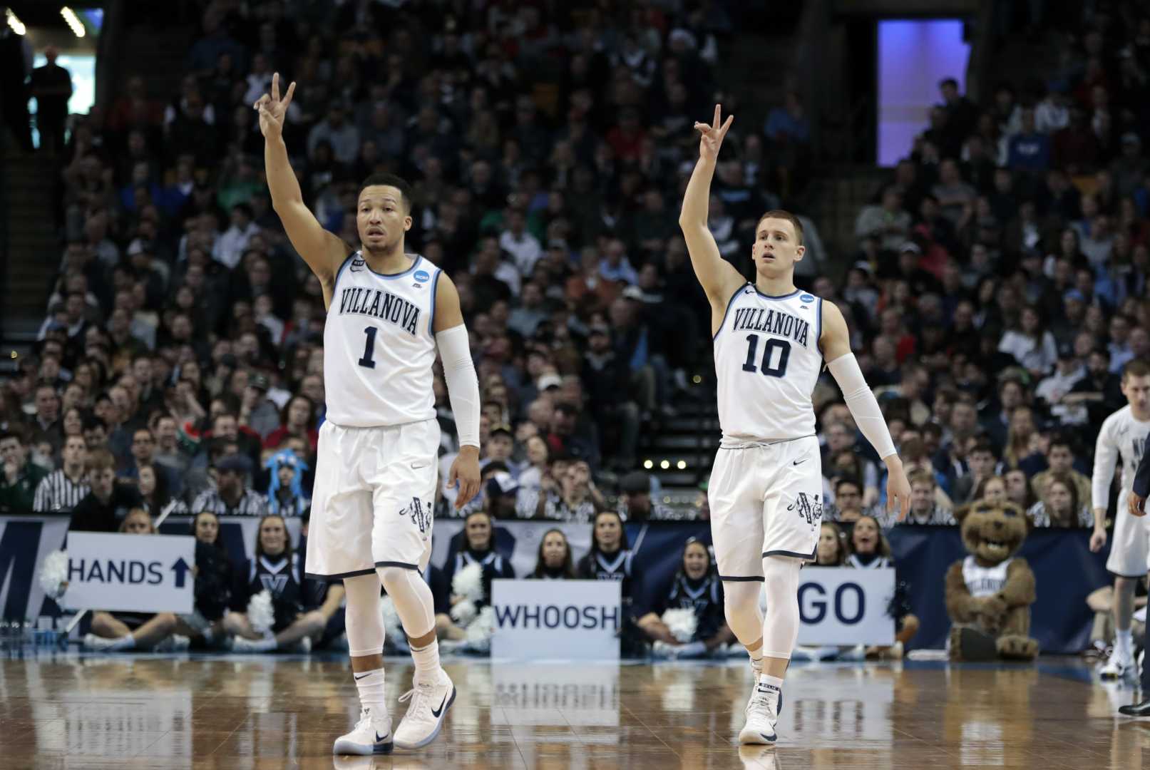 Villanova Wildcats Basketball Game Action