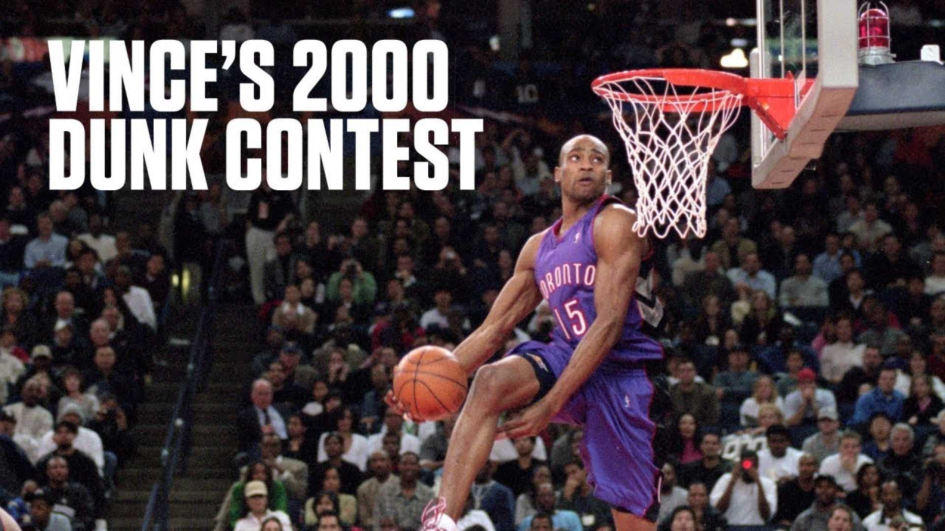 Vince Carter 2000 Nba Dunk Contest High Jump