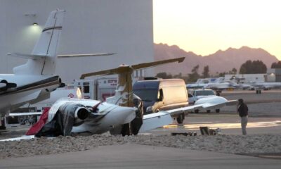 Vince Neil Private Jet Crash Scottsdale Airport