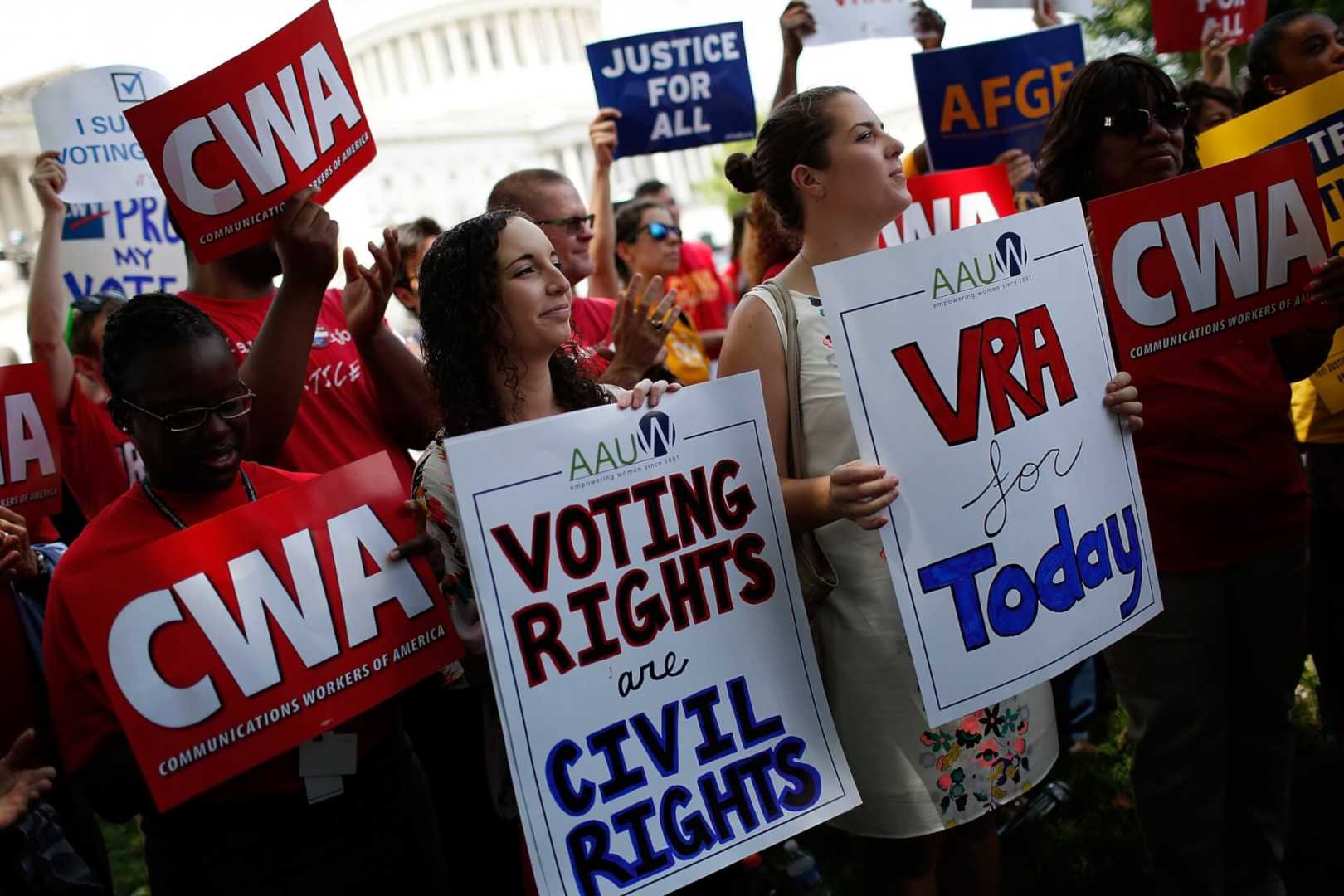 Voting Rights Legislation Protest