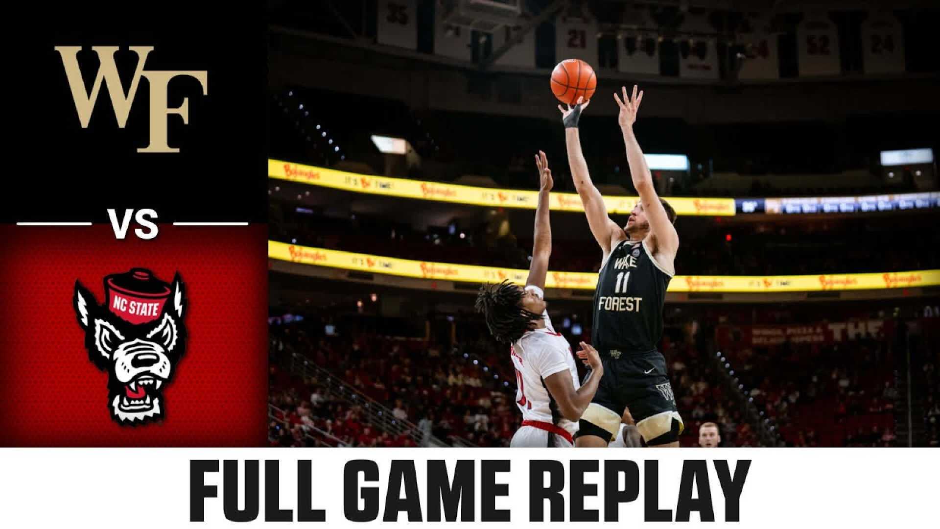 Wake Forest Vs Nc State Men's Basketball